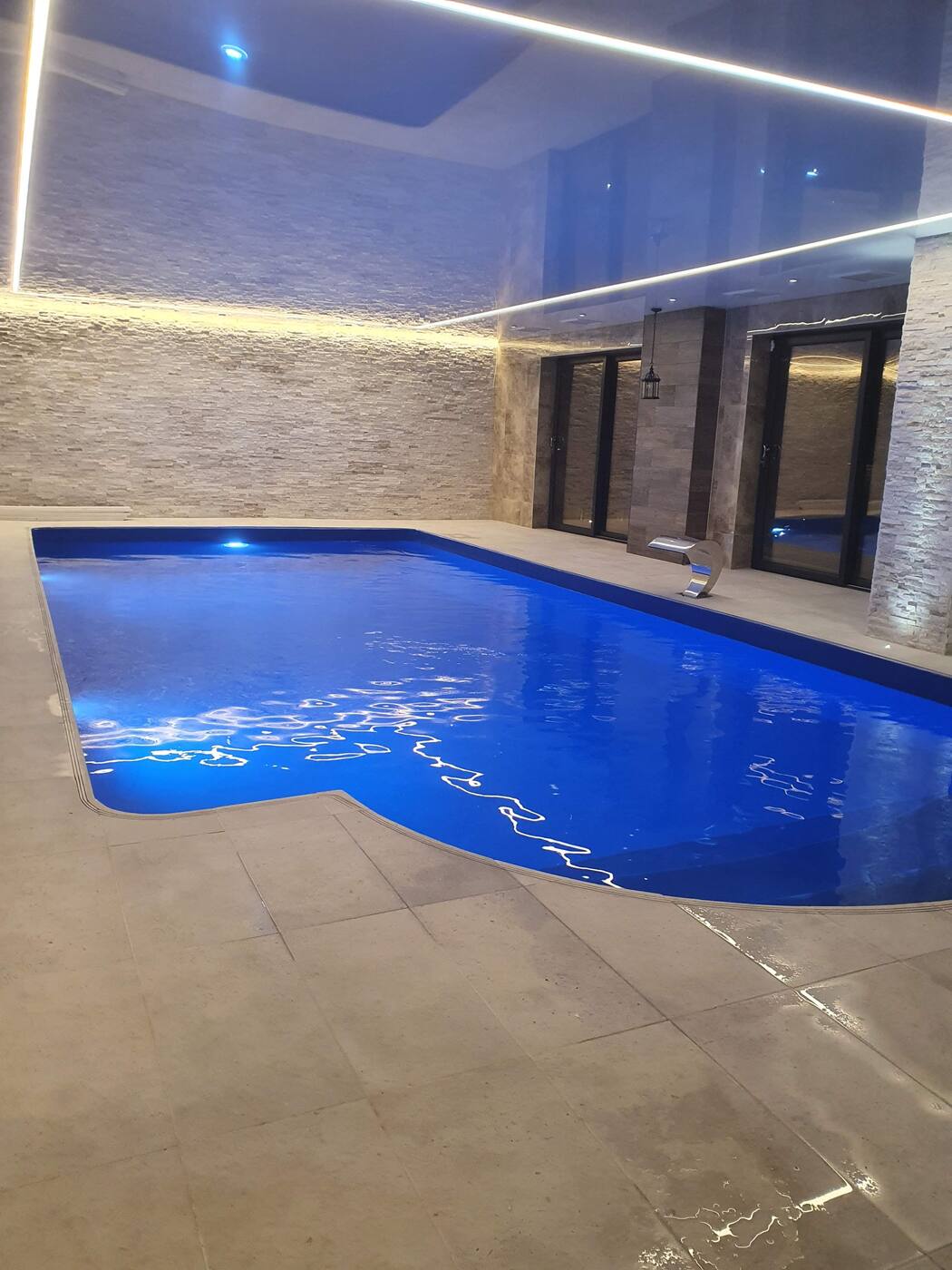 Polished reception floor in a Manchester office building