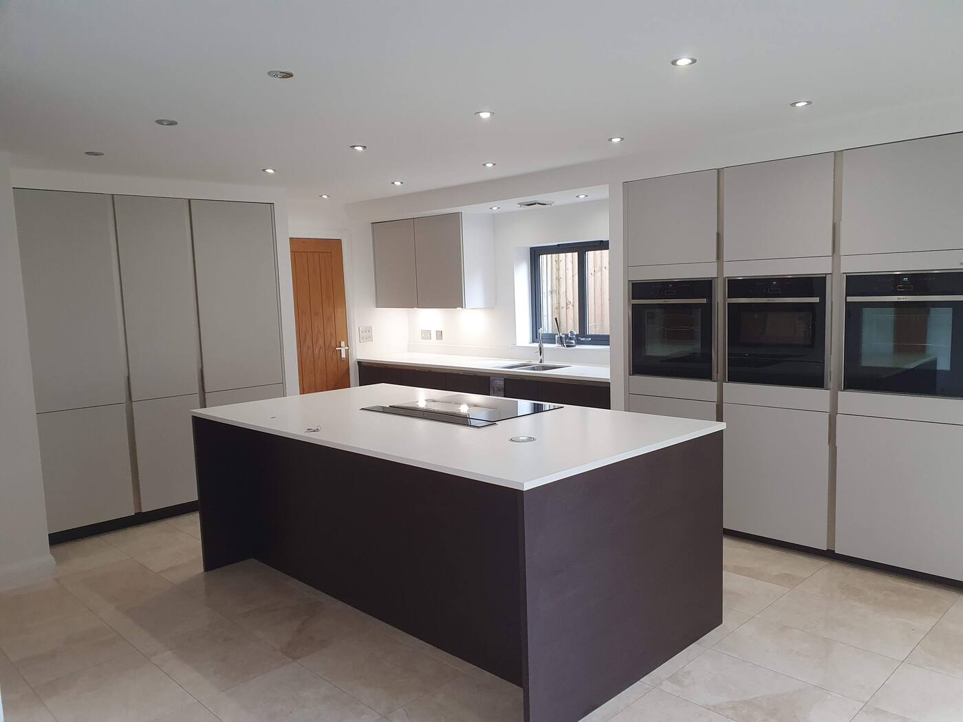 Sparkling office kitchen worktops after a commercial clean